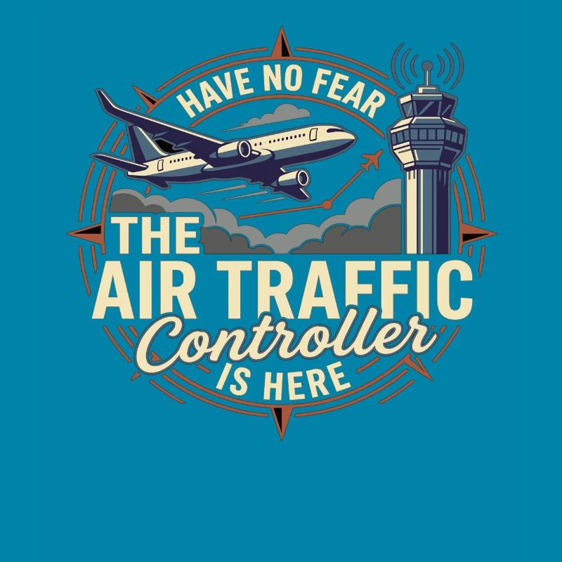 Air Traffic Controller Flugzeug Tower Spruch