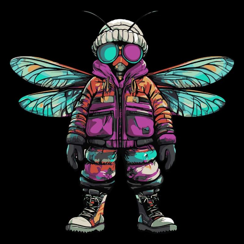 Libellule Mode Hiver
