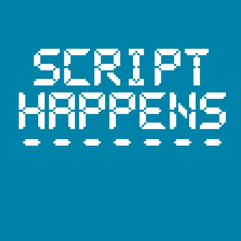 Computerprogrammierskript passiert Programmierer