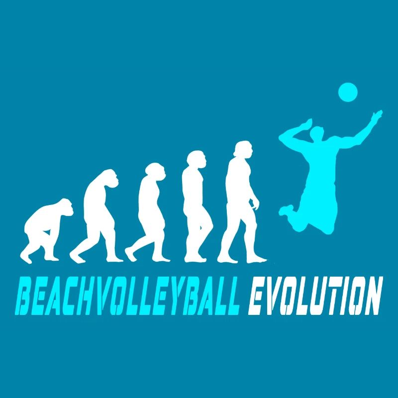 Beachvolleyball Evolution Design / Geschenkidee