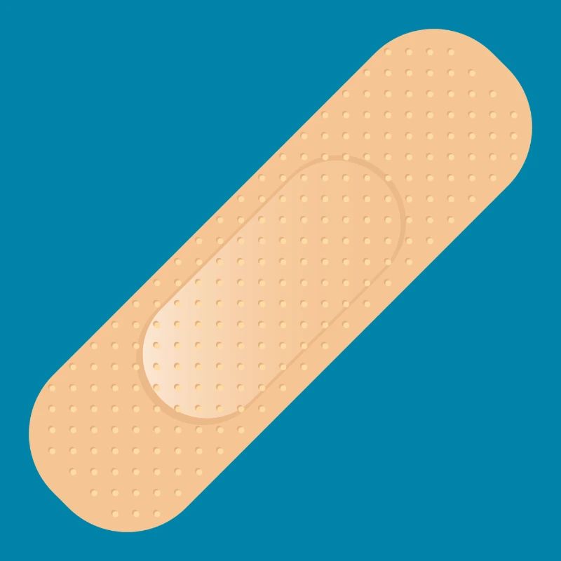 simple sticking plaster as a design element