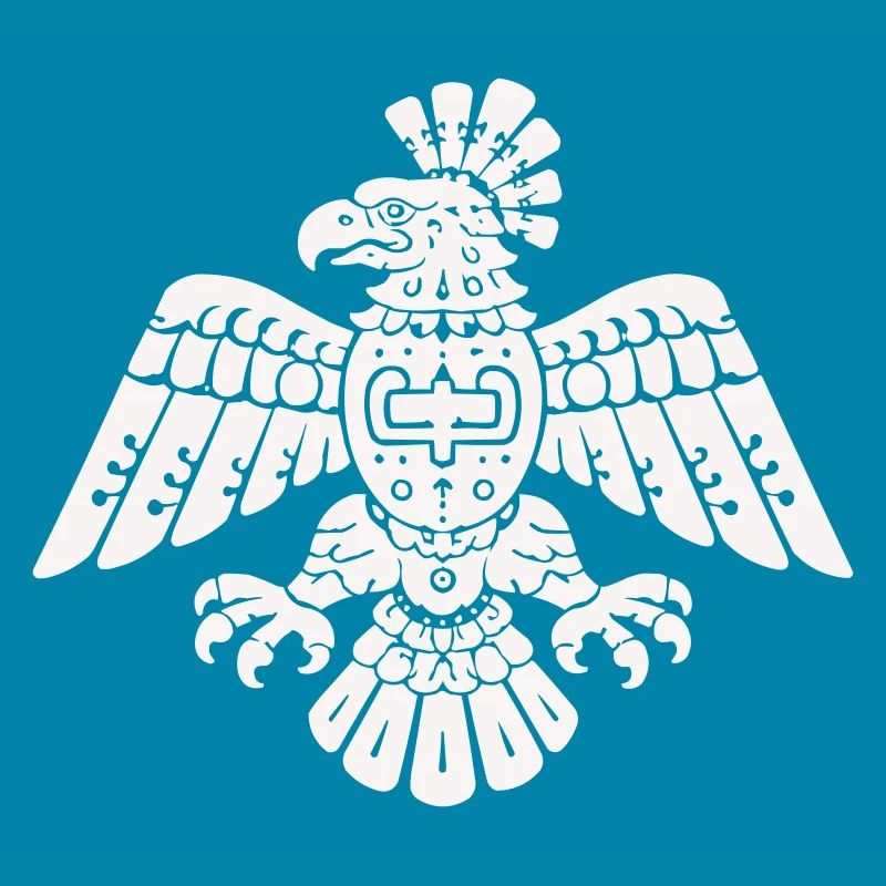 Aztec Eagle Totem Pattern
