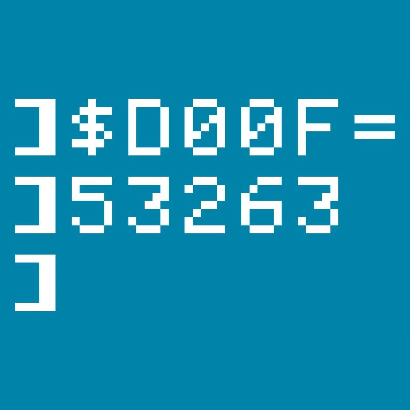 DOOF 8-Bit Code Nerd Pixel Terminal Retro