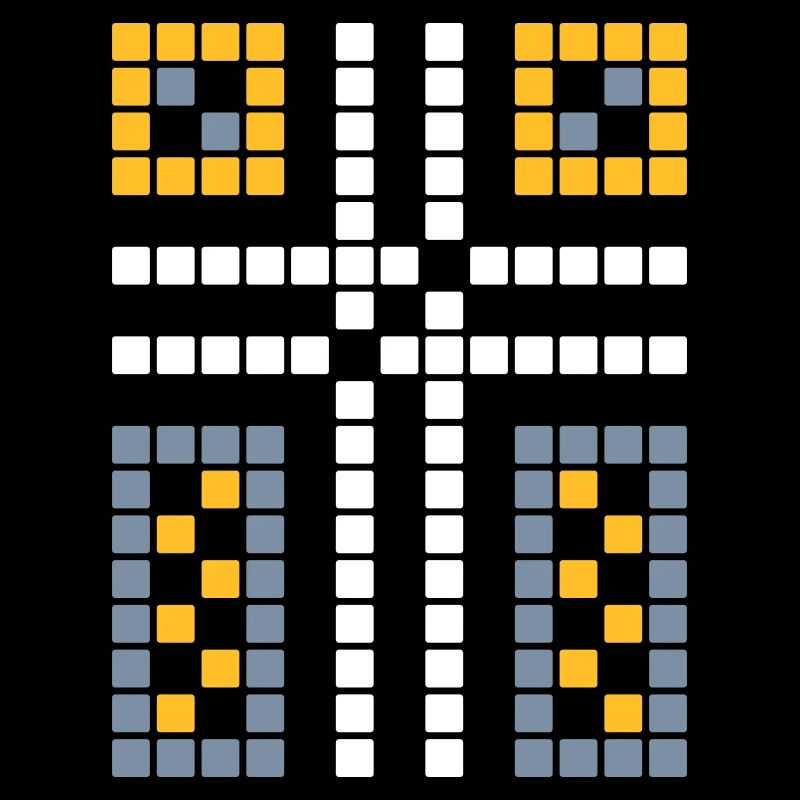 Cross Pattern Graphic - Vector