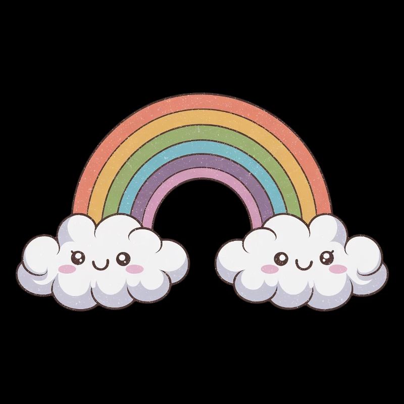 Fröhliche Regenbogenfreunde