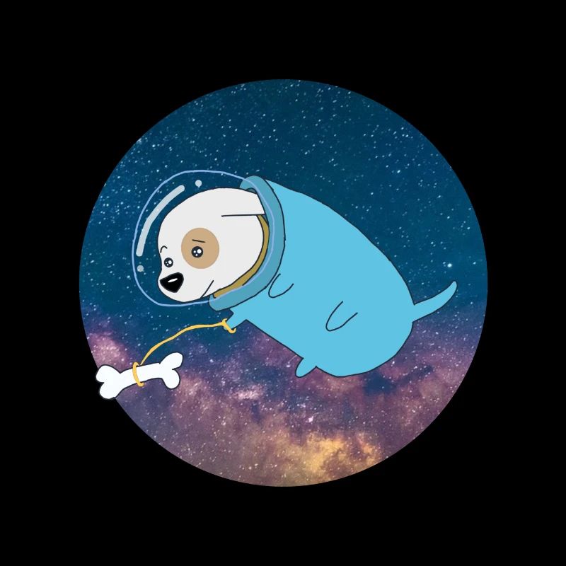 Cosmos astronaute de l'espace cosmos chien