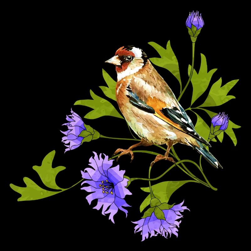 Bunter Vogel