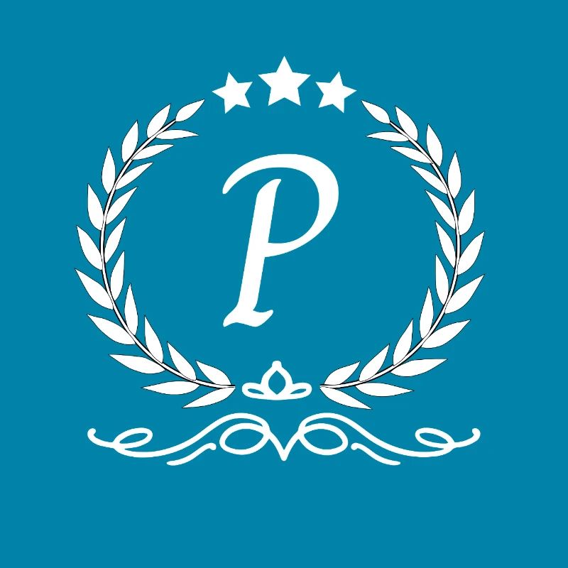 Buchstabe p Krone