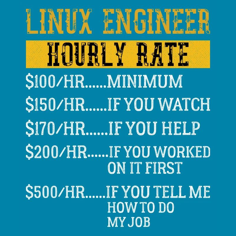 Linux Engineer Hourly Rate Mechanic Labor rate