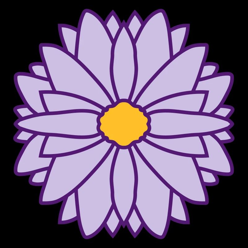 Runde Hübsche Blume Design