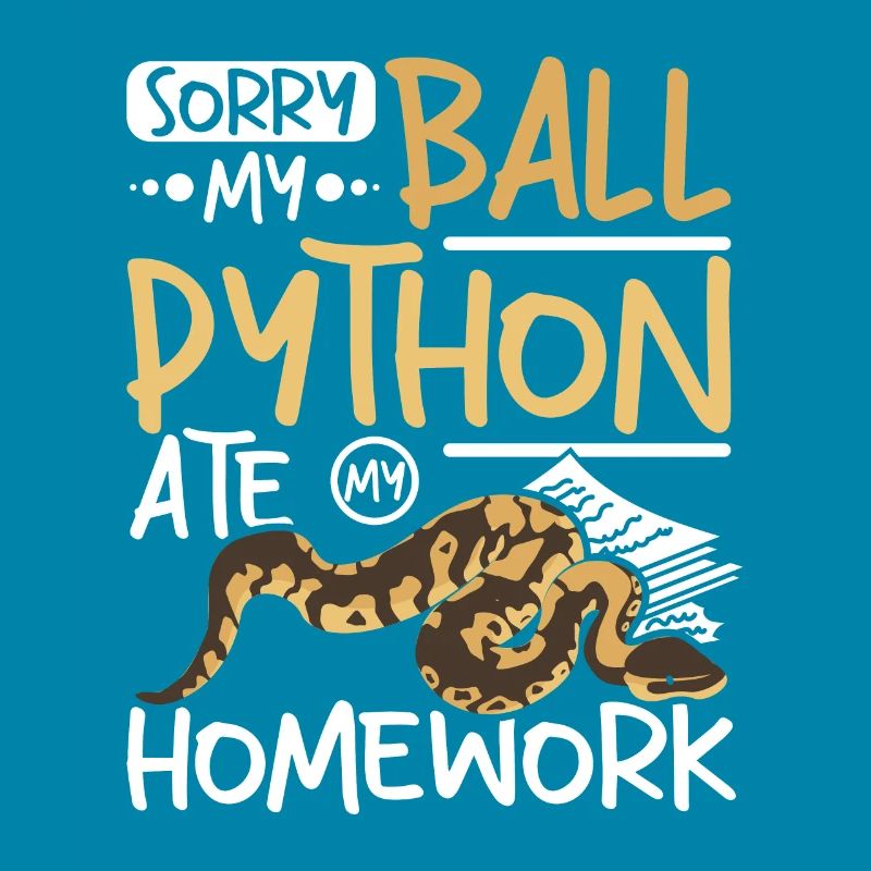Désolé, mon python royal a mangé mes devoirs