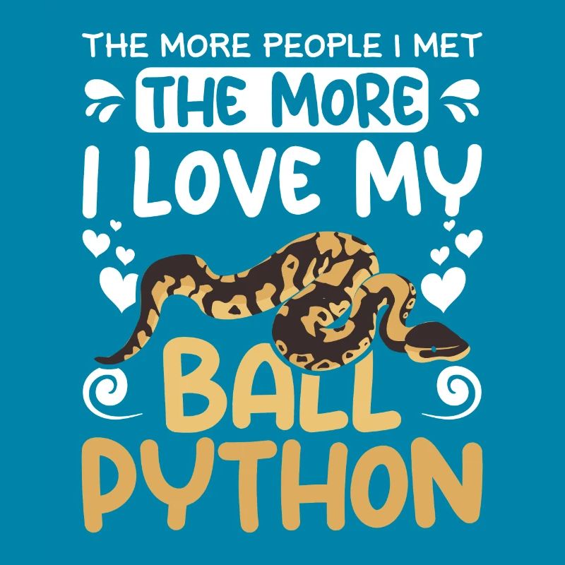 more people I met the more I love my ball python