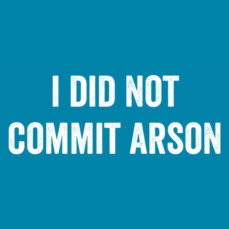 I Did Not Commit Arson