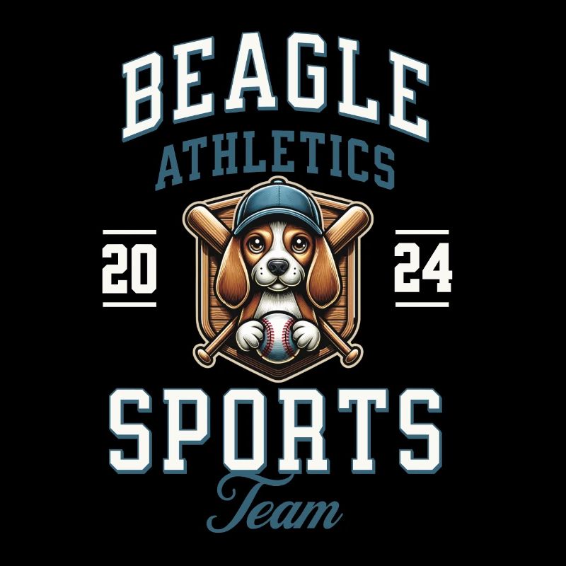 Baseball 2024 Beagle Sport - Einzigartiger Beagle