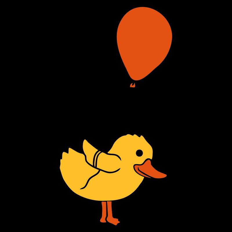 Luftballon kleines Küken Comic