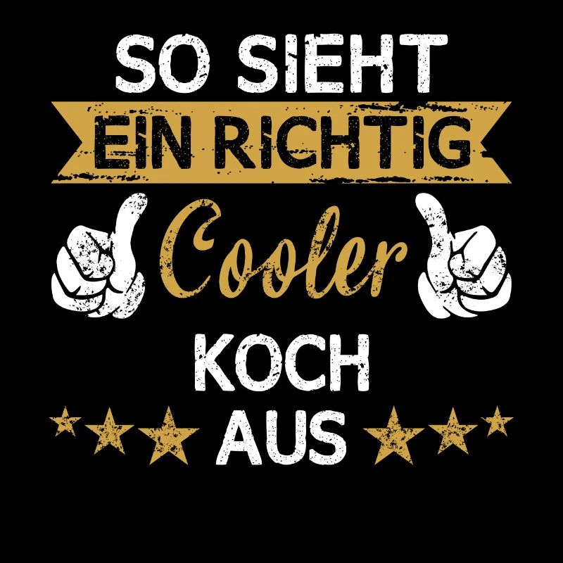 Koch Chefkoch kochen Küche Beruf Spruch