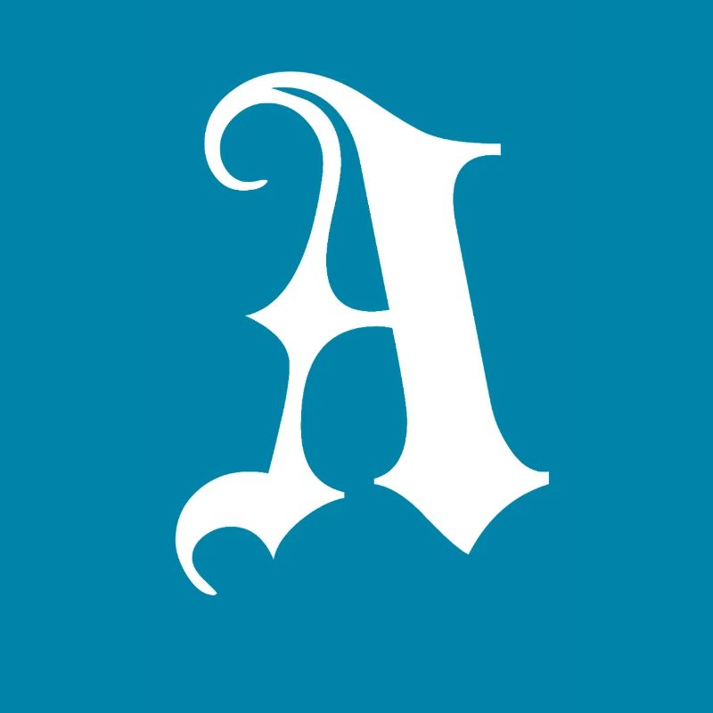 Gothic Monogram A Script