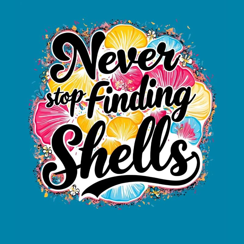 Never Stop Finding Shells Design