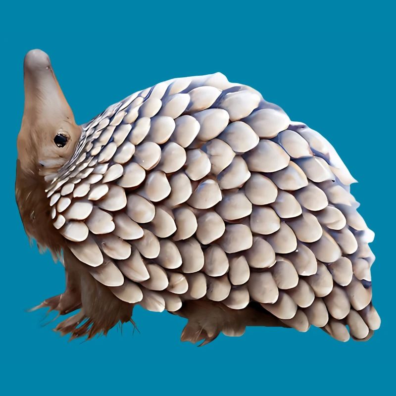Conception de pangolin mignon