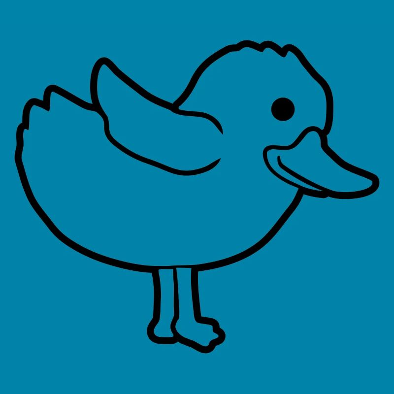 Dear duck cute chick