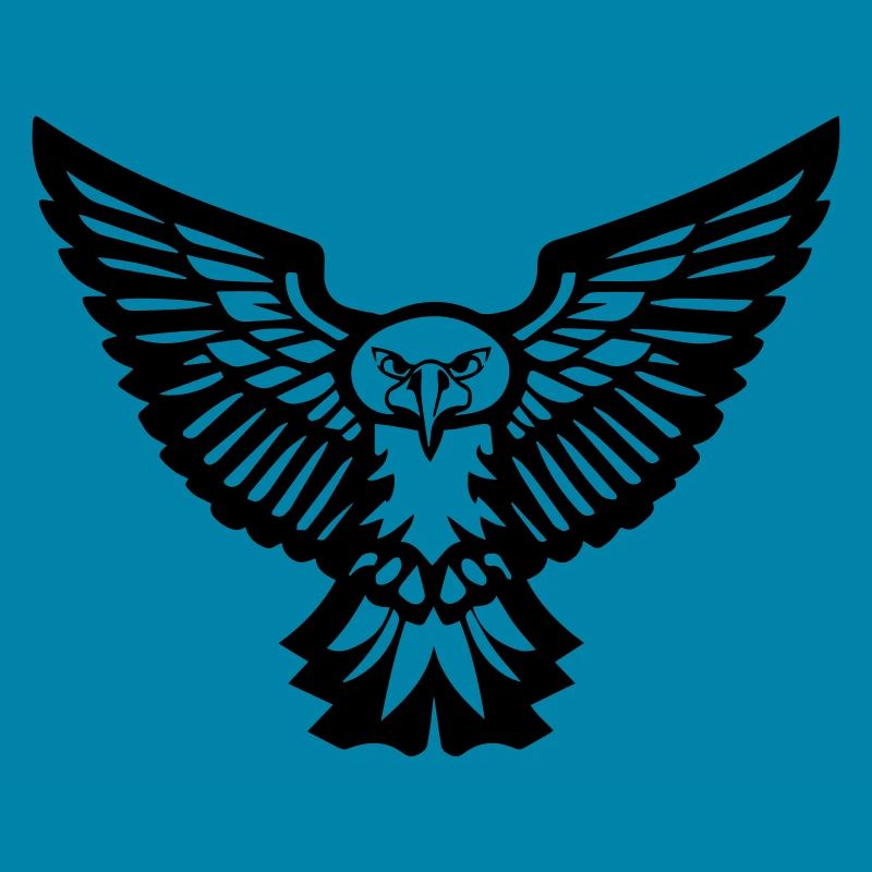 Vogeltyphibou oder fliegender Adler vorne