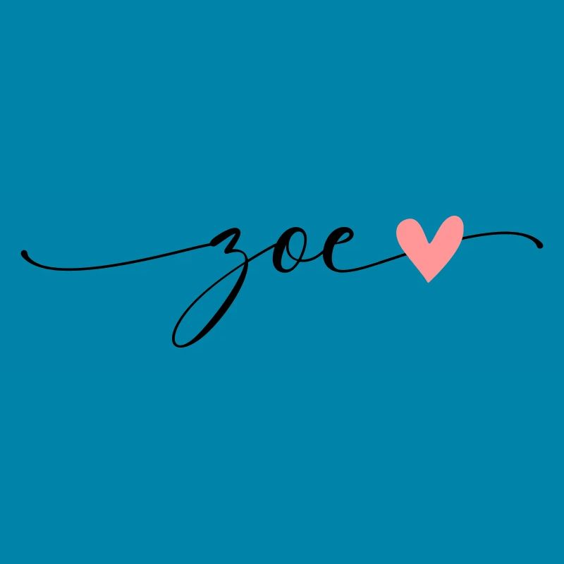 Zoé, Nom, Prénom, Calligraphie, Script