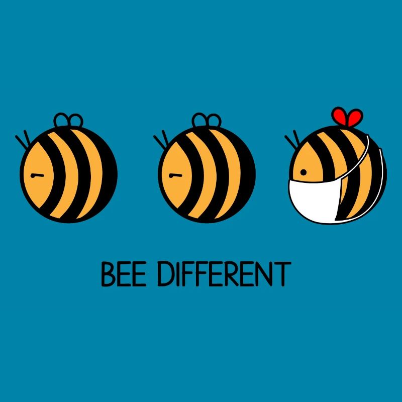 Bee Different geschenkidee Honig Spruch