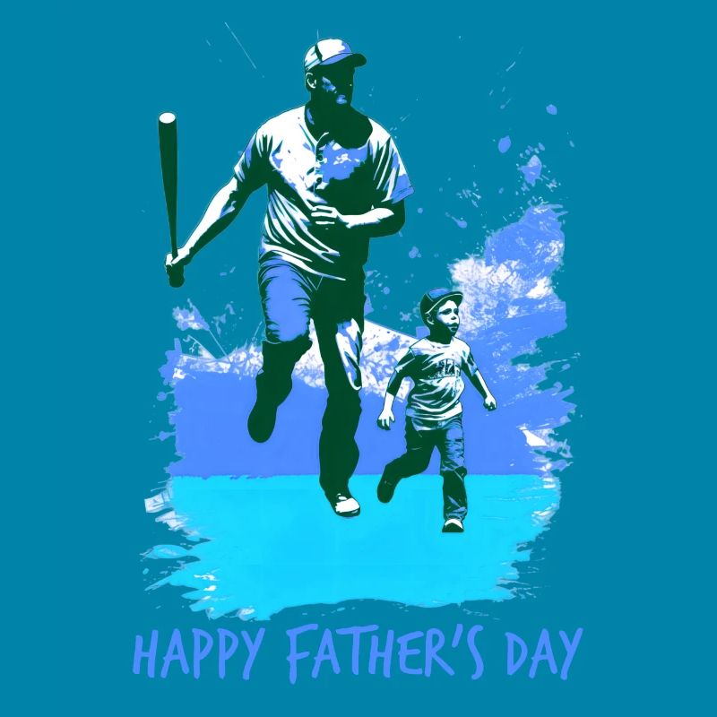 Baseball Vatertag Muttertag Geschenkidee