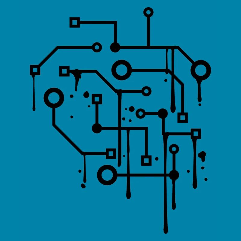 drop graffiti spray circuit wire data mic