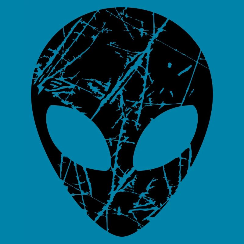 Risse Kopf Alien