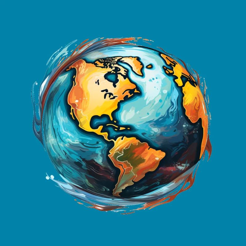 Globe in motion