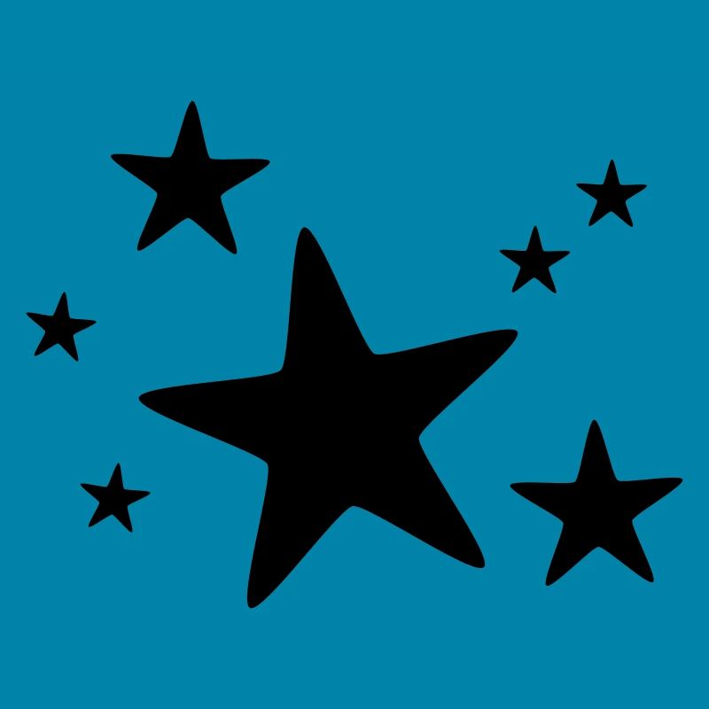 Sternengruppe einfarbig
