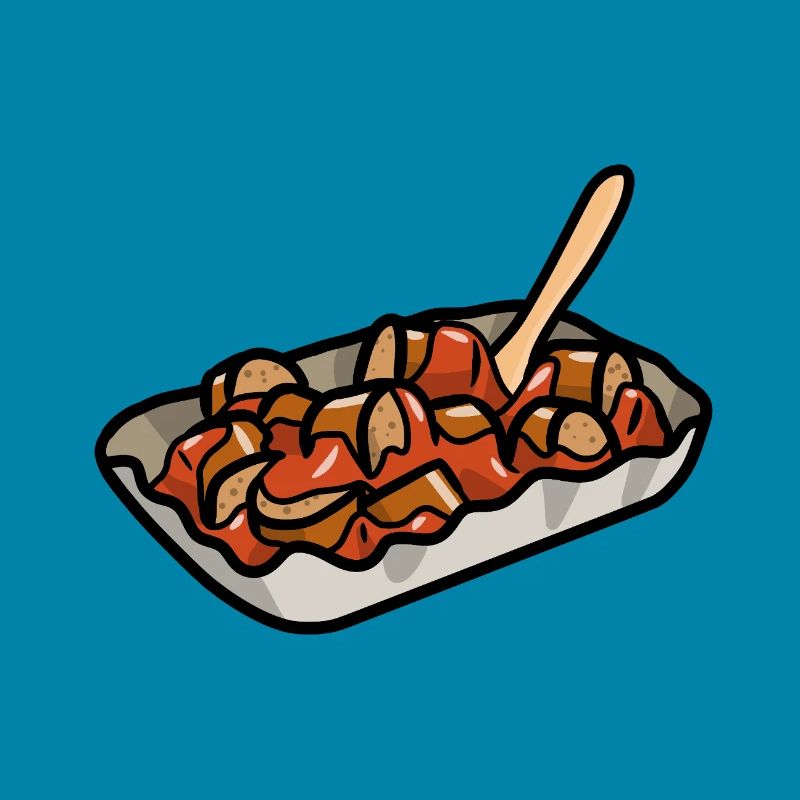 Berlin Currywurst Bratwurst Wurst Curry Grill