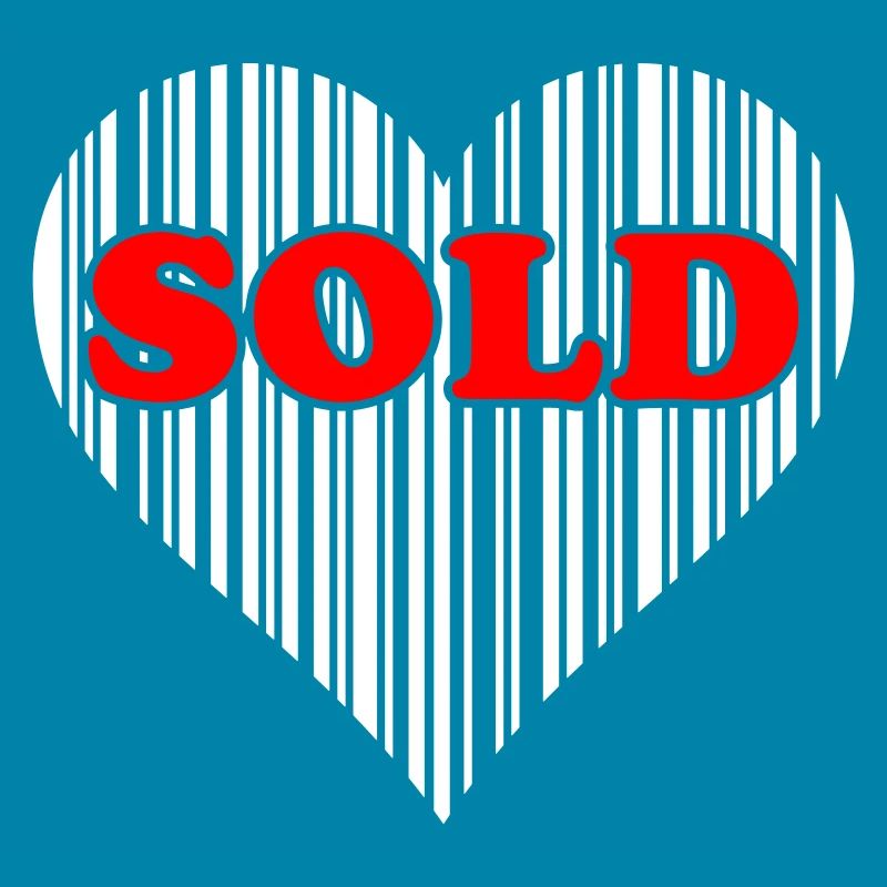 Coeur Barcode Love – Vendu Code Barcode Cadeau