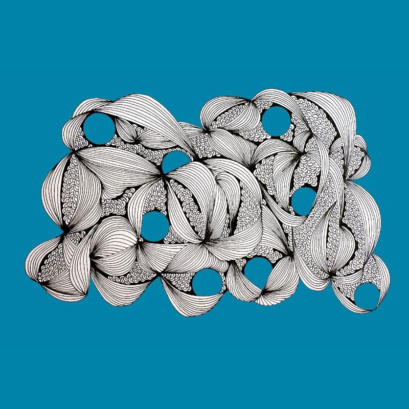 Lined Leaf Weave Pattern