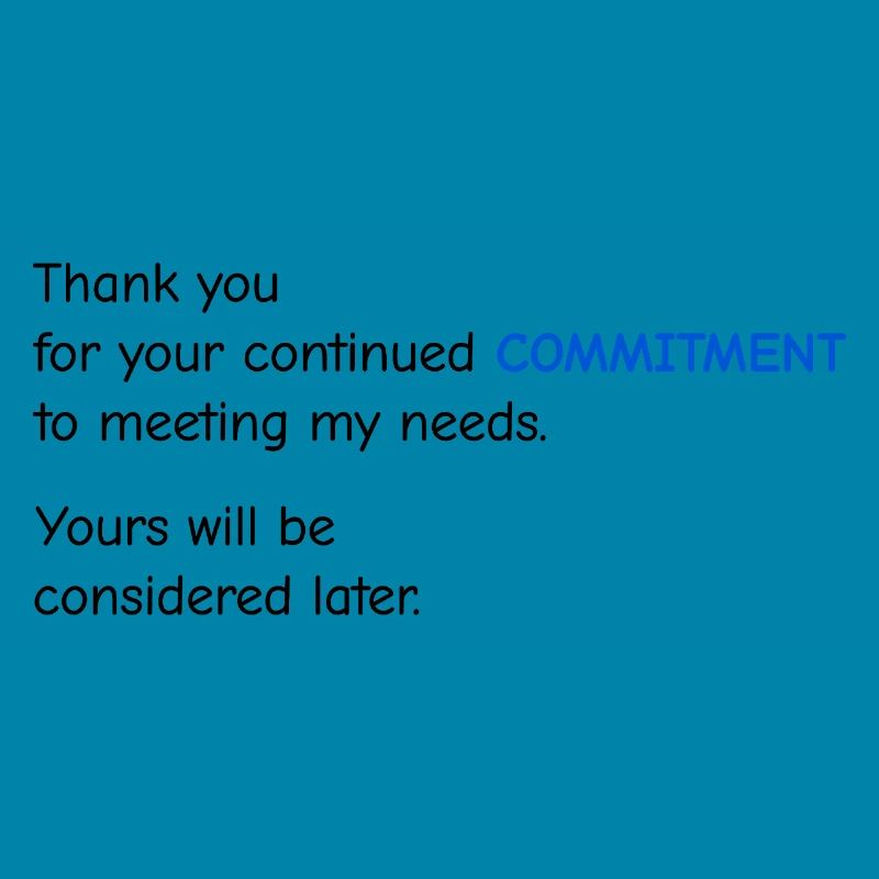 Baby Performance Review - Commitment