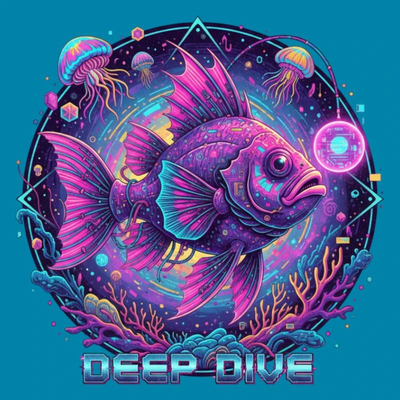 Deep Dive Neonfisch Unterwasser