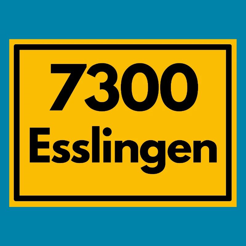 OLD POSTCODE ZIP CODE RETRO 7300 ESSLINGEN SCHABEN