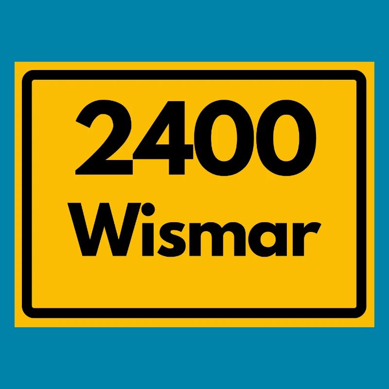 OLD POSTCODE POSTCODE RETRO 2400 WISMAR HEIMAT