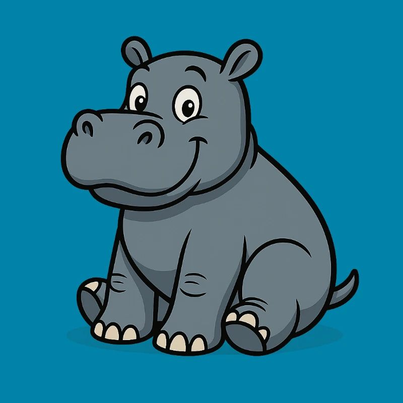 Süßes Nilpferd