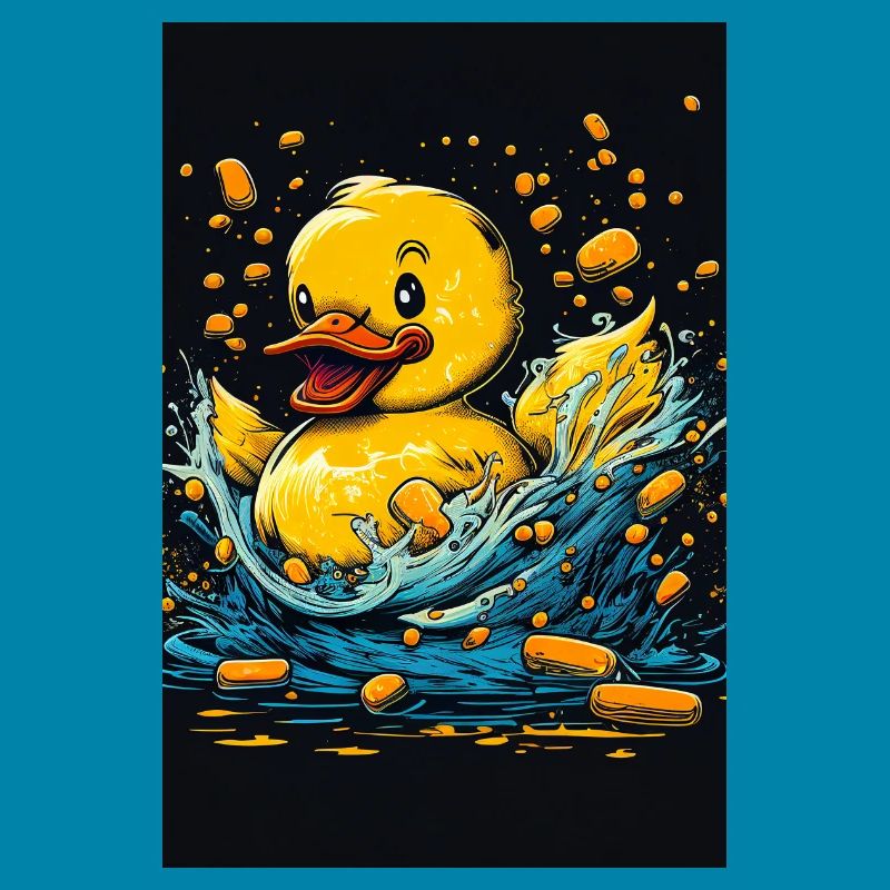 Canards en caoutchouc Salle de bain Eau de canard jaune