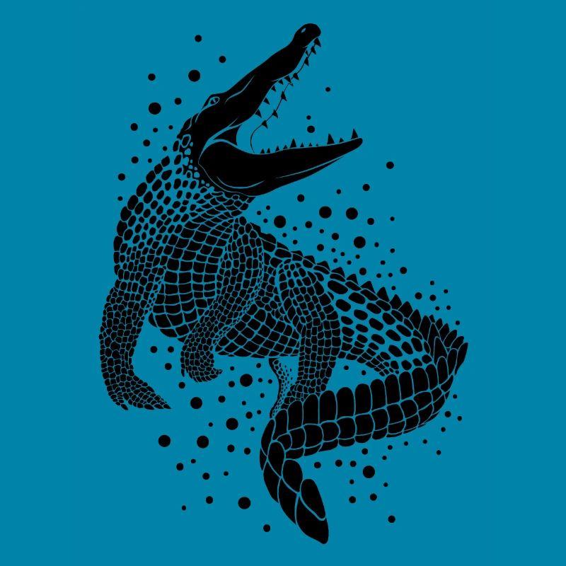 Silhouette de Crocodile