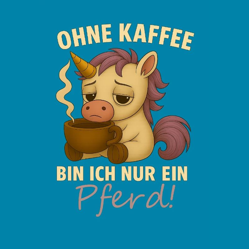 Ohne Kaffee bin ich nur ein Pferd