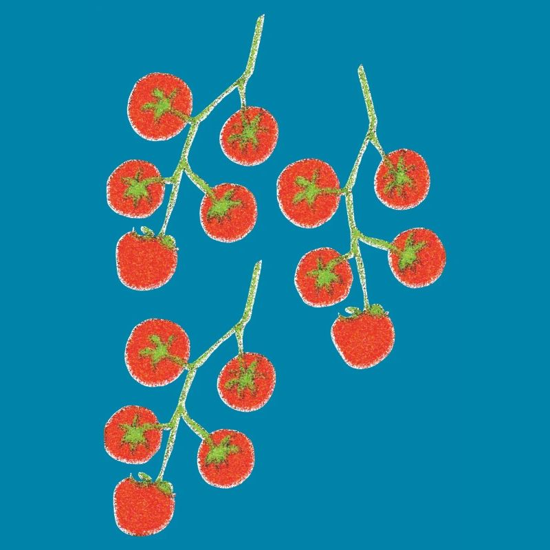 Impressionnisme du Buisson de tomate