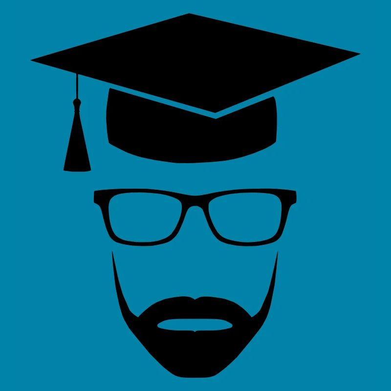Master Uni Nerd mit Bart