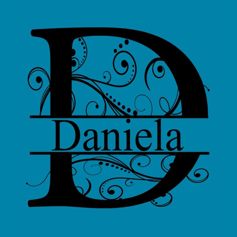 Monogram avec le prénom Daniela