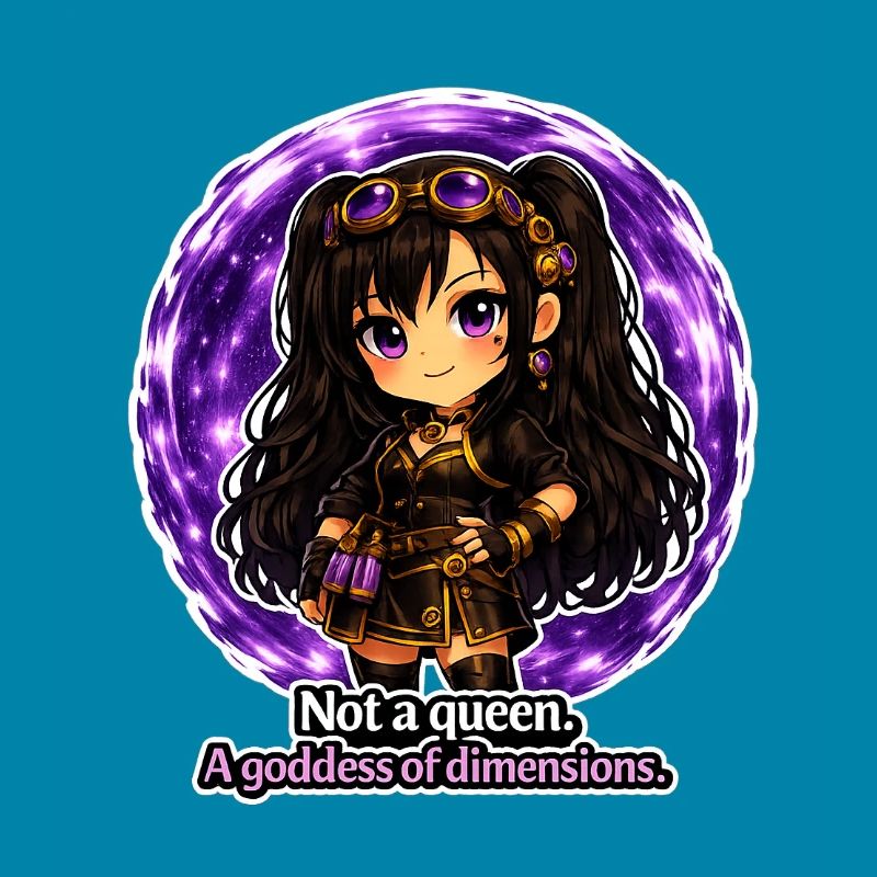 Déesse des Dimensions Lune – Steampunk Chibi