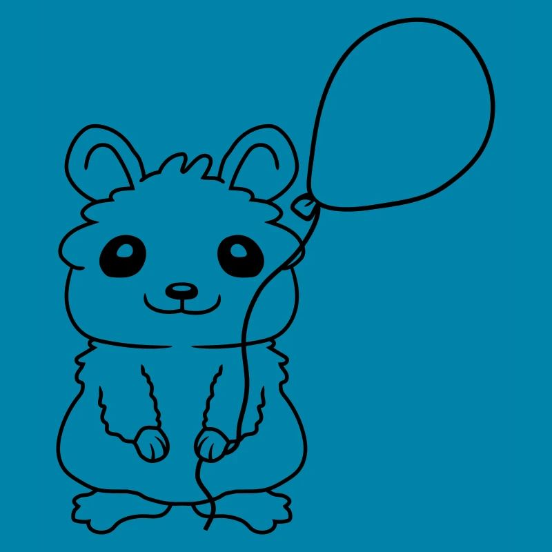 Hamster Balloon Gift Idea Comic