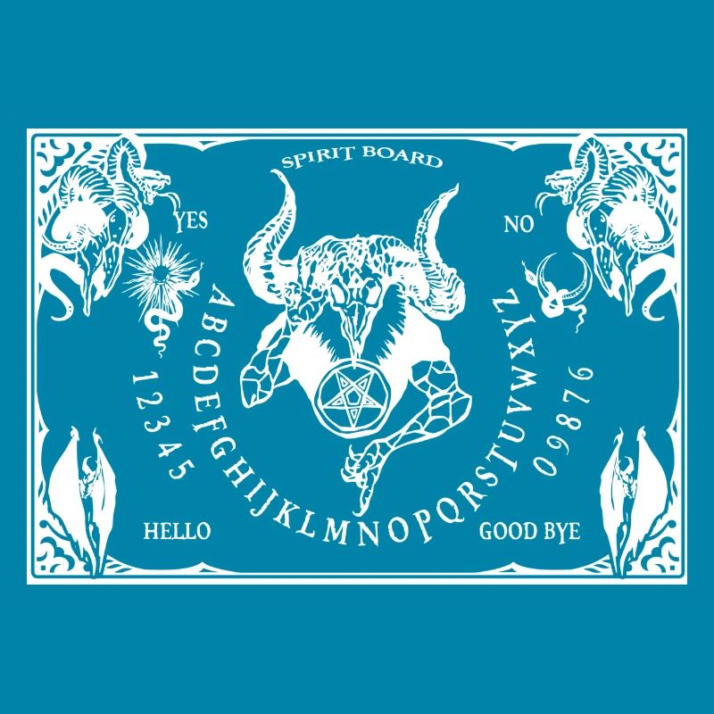 Spirit board & Planchette Halloween Devil