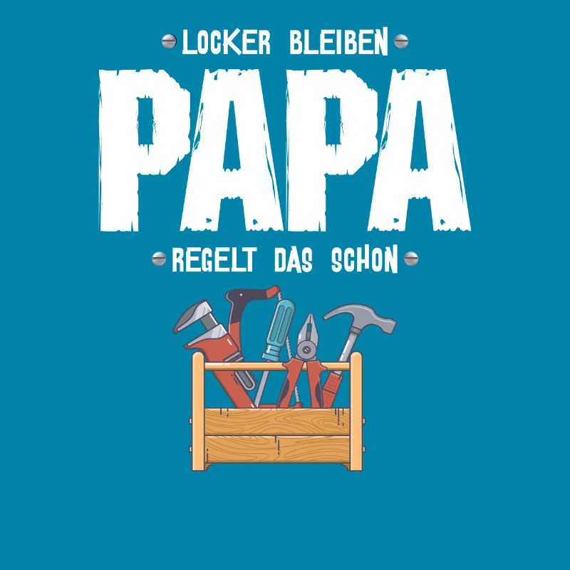 Papa Vater ist Techniker oder Handwerker Werkzeug